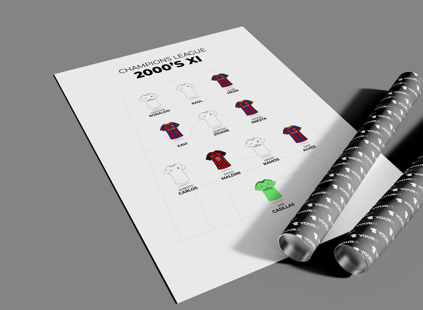 Champions League - 2000s XI - Unframed
