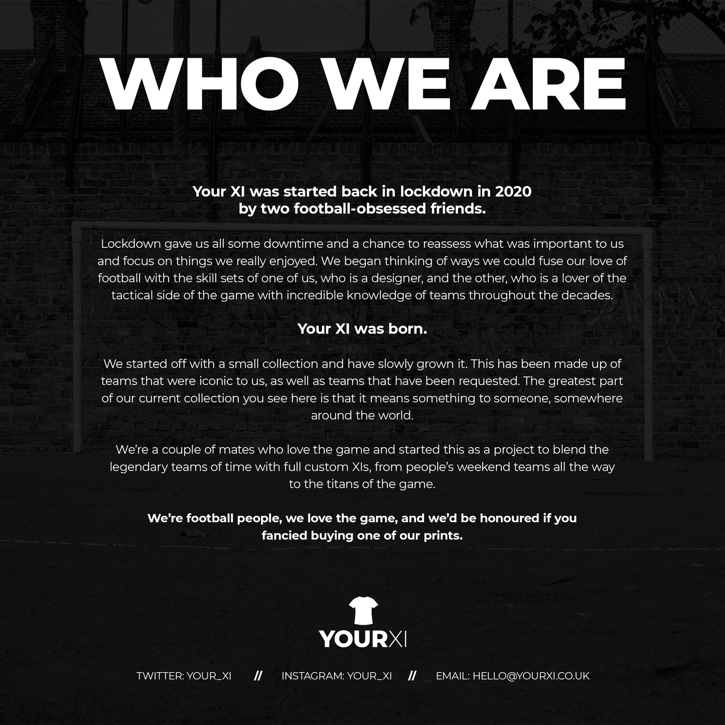 DJ Russy B's Hammers XI - Framed