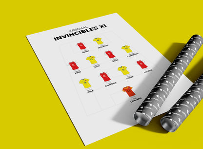 Arsenal - Invincibles XI - Unframed