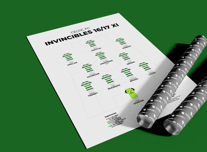 Celtic - Invincibles XI - Unframed