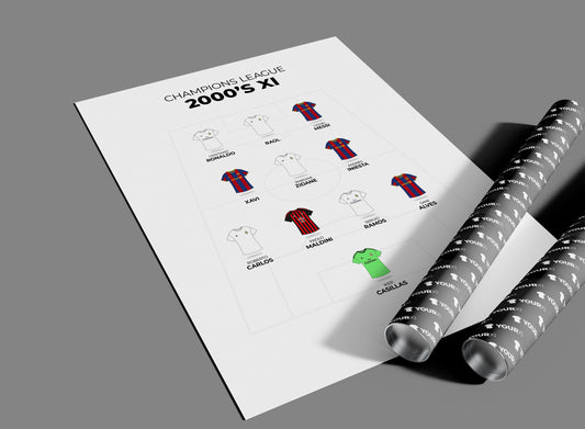 Champions League - 2000s XI - Unframed