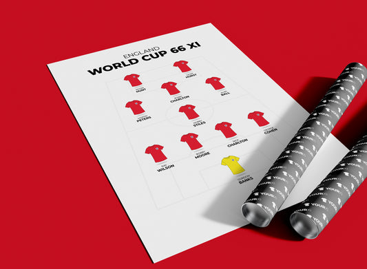 England - Winners 66 XI - Unframed