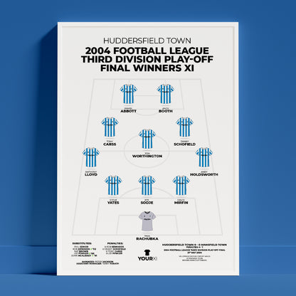 Huddersfield Town – 2004 Play-Off Final Winners XI - Framed