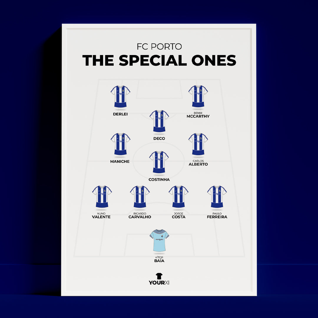 FC Porto - The Special Ones XI - Framed
