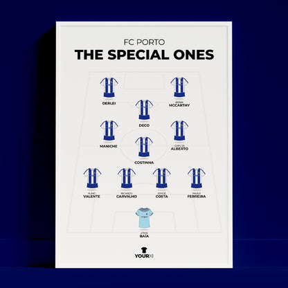 FC Porto - The Special Ones XI - Framed