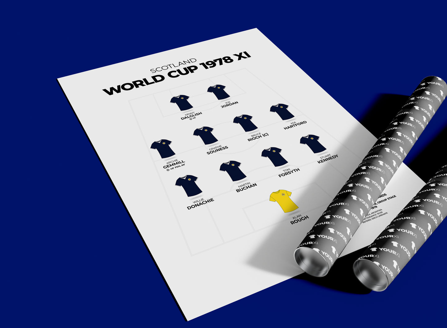 Scotland - World Cup 1978 XI - Unframed