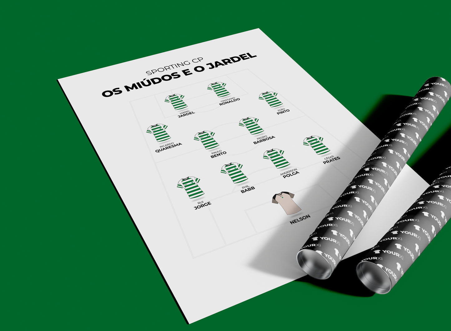 Sporting CP - Os Miúdos e o Jardel XI - Unframed