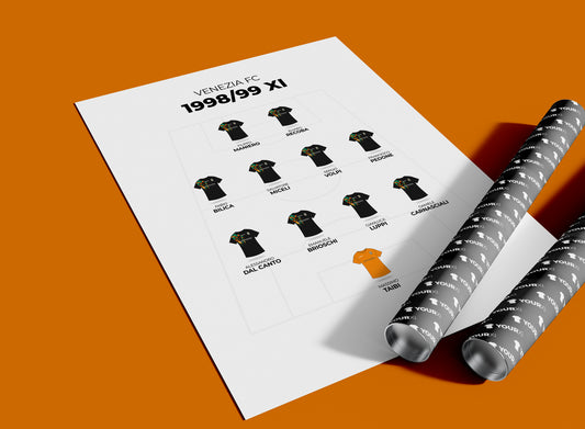 Venezia FC - 1998/99 XI - Unframed