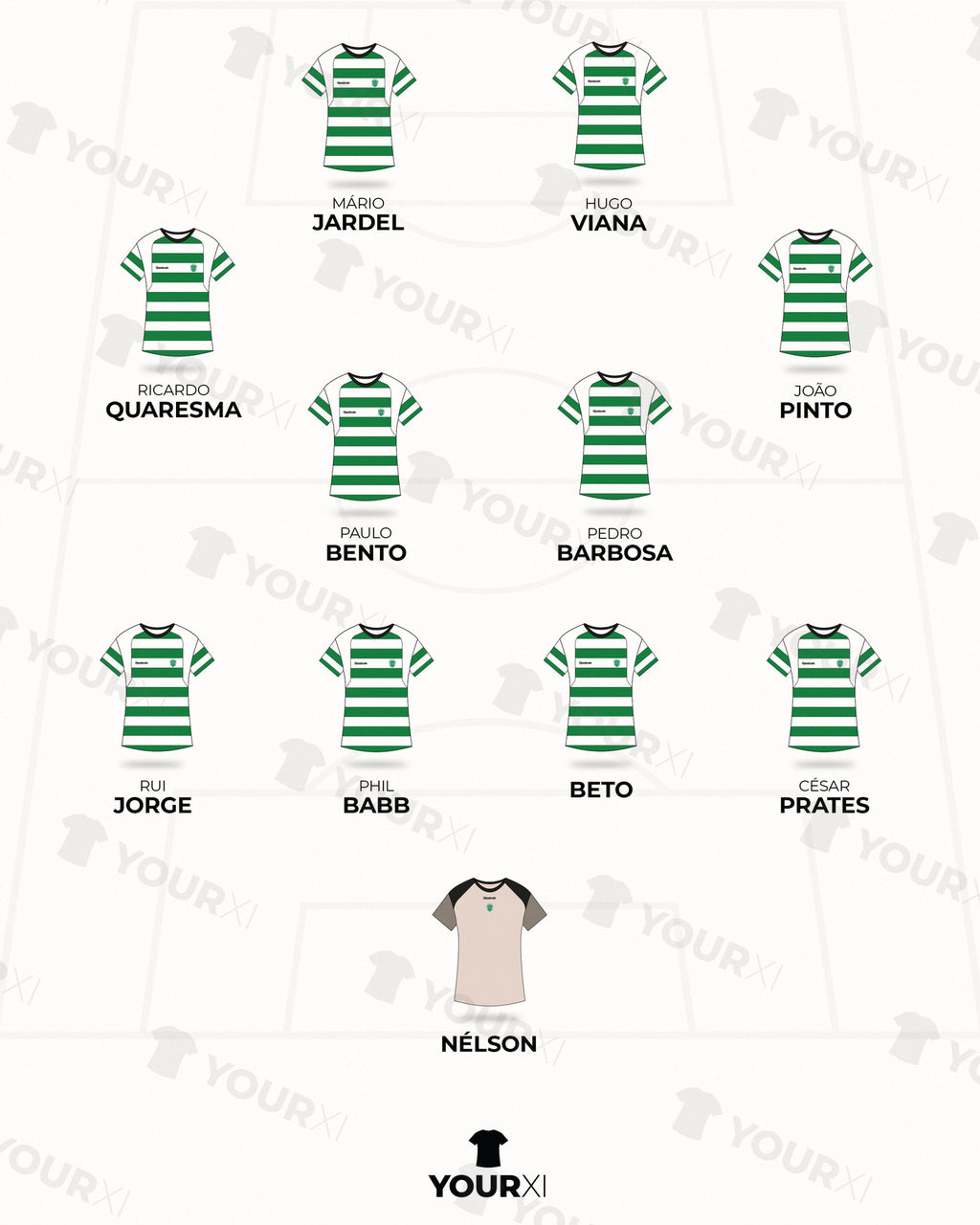 Sporting CP Os Miúdos e o Jardel XI framed print, close-up of the print